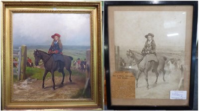 Lot 1136 - C Suhrlandt (early 20th century) Miss Marion Gibbs riding Dot (The Vale of Belvoirs oldest...