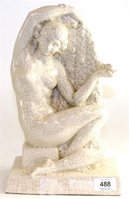 Lot 488 - A ceramic sculpture by Emmanuel Juels Descamps (1869-1950) French, circa 1930