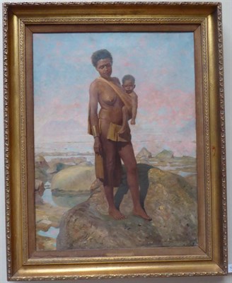 Lot 1025 - Charles Gordon-Frazer (1863-1899) Australian/British Woman and child of the New Hebrides,...