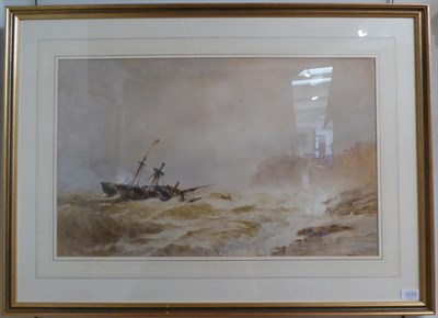 Lot 1033 - Thomas Bush Hardy (1842-1897) ";...Tynemouth, Northumberland";, signed, inscribed and dated...