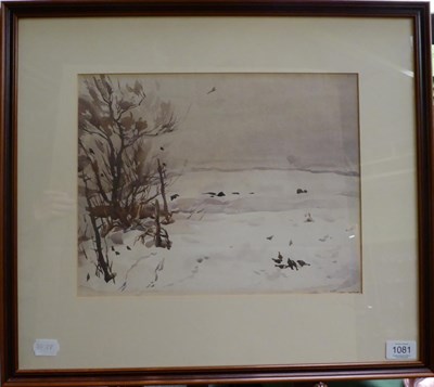 Lot 1081 - Fred Lawson (1888-1968) Above Scarth Nick, Redmire, signed, watercolour, 27cm by 34.5cm...