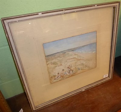 Lot 1097 - Attributed to Charles Somerville (1870-1939) Saunton Sands, indistinctly signed, inscribed with...