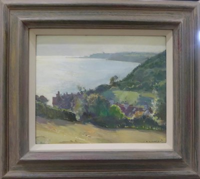 Lot 1116 - ~ David Jan Curtis RSMA, ROI (b.1948) ";First Light, Lythe Bank"; Signed and dated (19)95, oil...