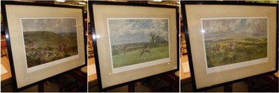 Lot 1122 - After Lionel Edwards (1878-1966) ";The Royle Calpe Hunt";, signed in pencil, with a blindstamp,...