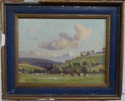 Lot 1129 - Ernest Higgins Rigg (1868-1947) Swaledale, signed, oil on canvas, 25.5cm by 34cm   Provenance:...