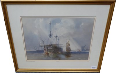 Lot 1164 - William Collingwood Smith RWS (1815-1887) The Medway, initialled, pencil and watercolour heightened