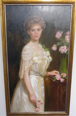 Lot 1173 - Charles Goldsmith Anderson (1865-1936) Margaret Faunce de laune (nee jamieson), three-quarter...