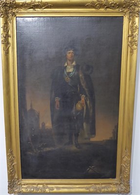 Lot 1174 - After Sir Thomas Lawrence (1769-1830) Portrait of J P Kemble playing Hamlet, oil on canvas,...