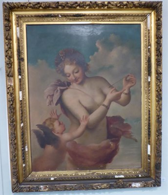 Lot 1184 - Manner of Pietro Liberis (1605-1687) Venus and Cupid, oil on canvas, 111cm by 86cm