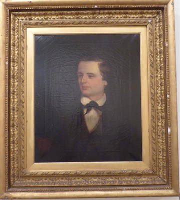 Lot 1188 - Hyman Davies (19th century) Portrait of Andrew Corbett Turnbull, head and shoulders, oil on canvas