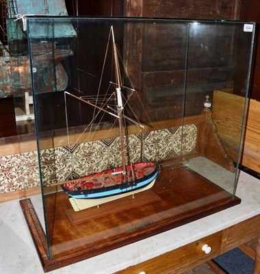 Lot 1644 - A model of an English revenge cutter named 'Diligency' made by M Adams, 1980, contained within...