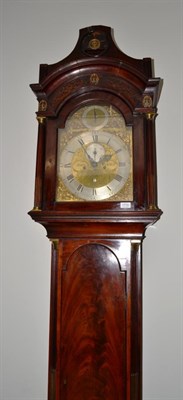 Lot 1719 - A mahogany eight day longcase clock, signed John Myers, London, circa 1780, pagoda pediment,...