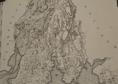 Lot 1767 - Greenwood (Christopher)  Map of the County Palatine of Lancaster, from an Actual Survey; made...