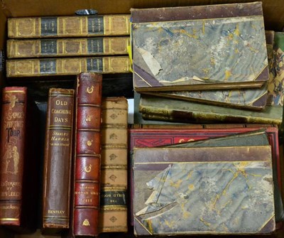 Lot 340 - A collection of sporting books including Sporting Magazine, Notitia Venatica, Mr Sponge, Noble...