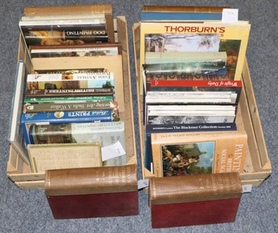 Lot 343 - A quantity of art reference books including Pennell's Etchers and Etching (1920) (two crates)