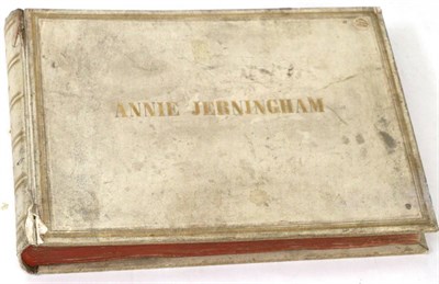 Lot 362 - An album of Grand Tour photographs with pencil annotations by Sir Hubert Jerningham and his...