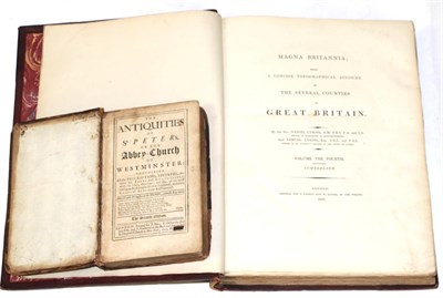 Lot 373 - Lysons (Daniel & Samuel) Magna Britannia, Volume the Fourth - Cumberland, 1816, 4to., map,...