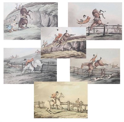 Lot 1009 - ~ Henry Alken (British, 1785-1851) ";Doing it no how";, ";Doing it furiously";, ";Doing it...