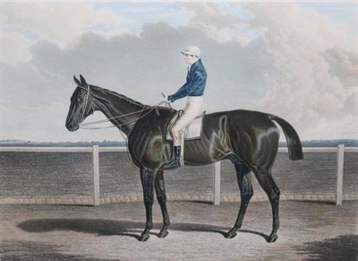 Lot 1027 - ~ John F Herring (British, 1795-1865) ";Margrave, The Winner ... St Leger ... 1832";, hand-coloured