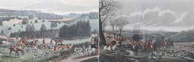 Lot 1029 - ~ W P Hodges (British, 19th century) ";The Chase of the Roebuck";, ";The Death of the Roebuck";...