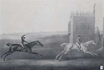 Lot 1055 - ~ John Nost Sartorius (British, 1759-c.1828) ";Grey Diomed Beating Traveller";, ";Traveller Bearing