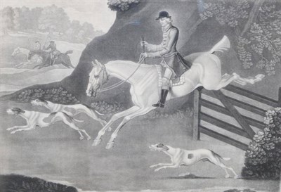 Lot 1057 - ~ James Seymour (British, 1702-1752) A fox hunter and hounds, mezzotint by T Burford, plate...