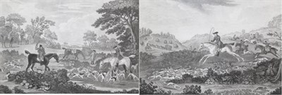 Lot 1060 - ~ James Seymour (British, 1702-1752) ";Beating and Trailing for a Hare";, ";The Chase";, mezzotints