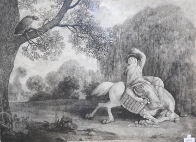 Lot 1065 - ~ George Stubbs (British, 1724-1806) ";The Farmer's Wife and the Raven";, etching with roulette...