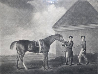 Lot 1068 - ~ George Stubbs (British, 1724-1806) ";Eclipse the Property of Denes O'Kelly Esqr"; mezzotint...