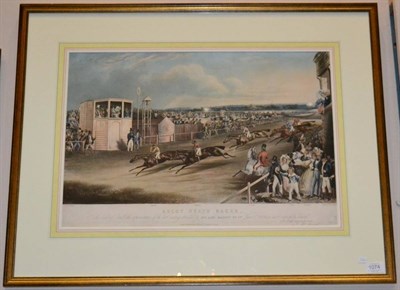 Lot 1074 - ~ F C Turner (British, 19th century) ";Ascot Heath Races, June 2nd 1836";, hand-coloured...