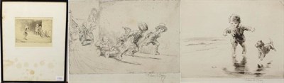 Lot 1150 - Eileen Alice Soper (1905-1990) ";The Go Cart"; signed, signed and inscribed on a label verso,...