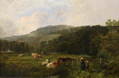 Lot 1225 - * Cole (19th century) ";Box Hill, Surrey"; indistinctly signed and dated 1859?, oil on canvas, 49cm