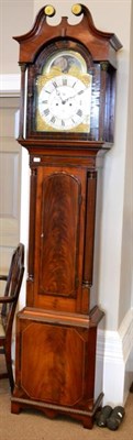 Lot 1309 - A mahogany eight day longcase clock, signed Archd Strachan, Newcastle, circa 1780, swan neck...