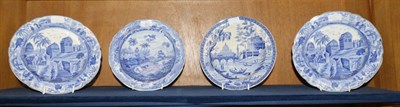 Lot 67 - A Spode Pearlware Indian Sporting Series Soup Plate, circa 1815, printed with the Chase after a...