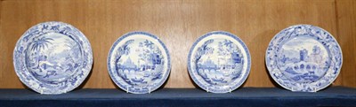 Lot 68 - A Spode Pearlware Indian Sporting Series Soup Plate, circa 1815, printed with the Death of the Bear