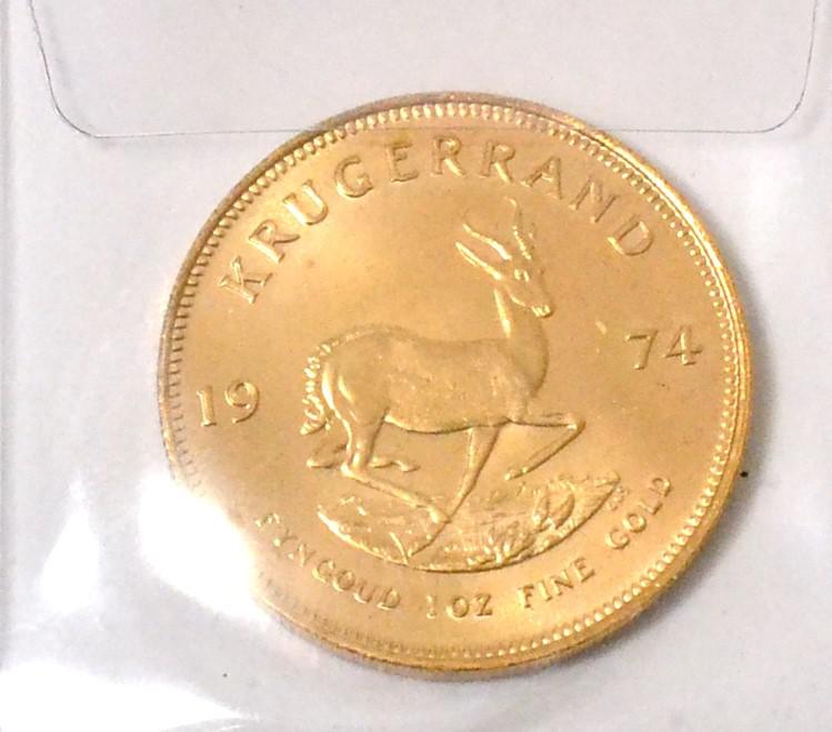 Lot 85 - A South Africa Krugerrand 1974 BU
