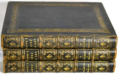 Lot 153 - Paynes Book of Art, three volumes, engraved plates, all edges gilt, morocco gilt