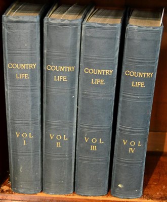 Lot 176 - ^ Country Life Illustrated. Volumes I - IV, 1897-8, folio, original cloth (4)