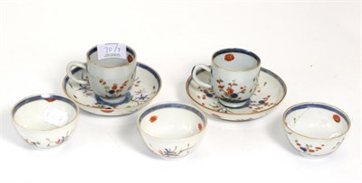 Lot 70 - A Chinese Porcelain Part Service, 18th century, painted in famille rose enamels with stylised...