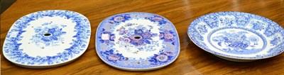 Lot 188 - A Spode Imperial Pearlware Drainer, circa 1830, printed and overpainted with flowersprays,...