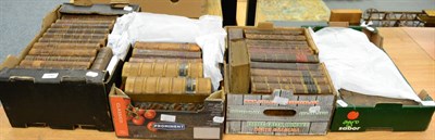 Lot 330 - Books, A quantity of predominantly 18th century leather bound books including A New History of...