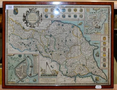 Lot 358 - John Speede, The North And East Ridins of Yorkshire, 1610 [1611 or later], Sudbury & Humble,...