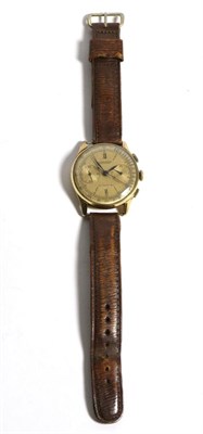 Lot 559 - A Chronograph Wristwatch, signed Chronometre Rectory, Anti-Magnetique, circa 1950, lever...