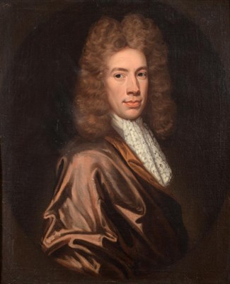 Lot 902 - Follower of Sir Godfrey Kneller (1646-1723) Portrait of a gentleman, head and shoulders,...