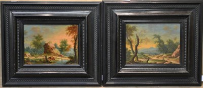 Lot 914 - Manner of Jacob van Ruisdael (1628/9-1682) Dutch  Horse mounted traveller and other figures in...