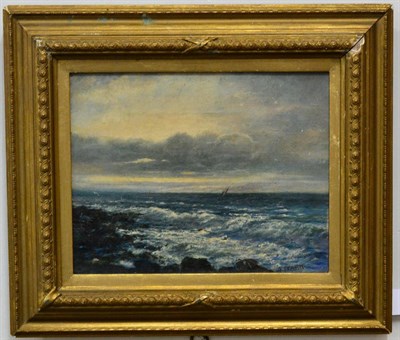 Lot 923 - Arthur James Stark (1831-1902) Norwich coastal scene Signed, oil on canvas, 18.5cm by 23.5cm