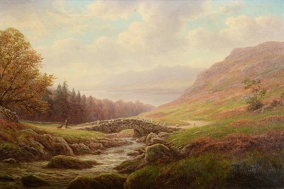 Lot 934 - William Mellor (1851-1931)  ";A peep of Derwentwater, from Ashness Bridge Nr Keswick, Cumberland"