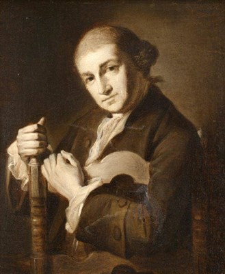 Lot 945 - After Angelika Kauffmann (1741-1807) Swiss/ Austrian Portrait of David Garrick  Oil on canvas...