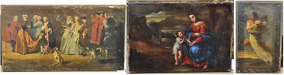 Lot 949 - Follower of Pierre-Paul Prud'hon (1758-1823) Cupid and Psyche  Oil on canvas, laid onto panel,...