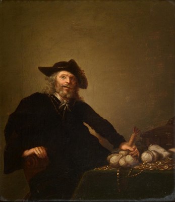 Lot 956 - Manner of Rembrandt van Rijn (1606-1669) Dutch  Moneylender Oil on canvas, 34cm by 29.5cm...